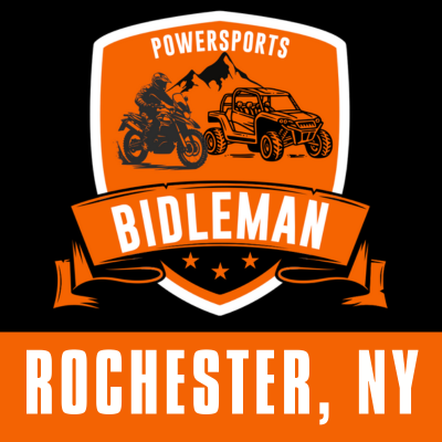 Bidleman Powersports Rochester New York logo Dirt Bikes, ATVs, Jet Skis, Motorcycles, scooters for sale